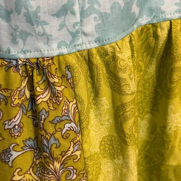 Patchwork Floral Maxi Skirt - Multicolor - Picture 5 of 13